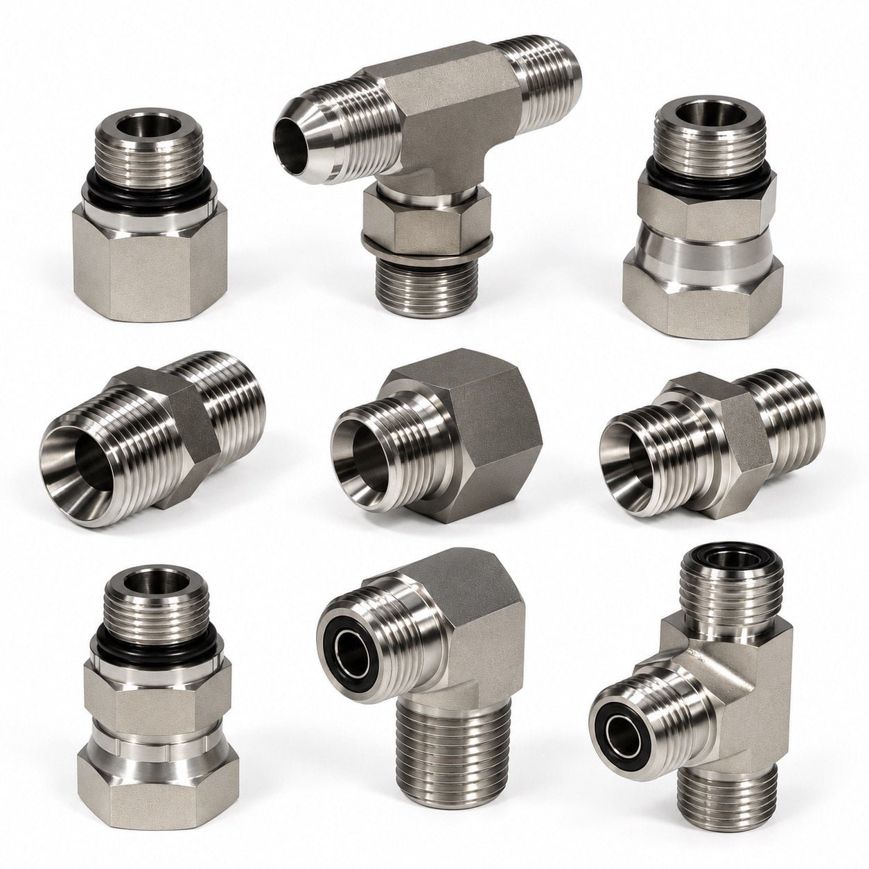 Thread adapters for threaded liquid cooling connections